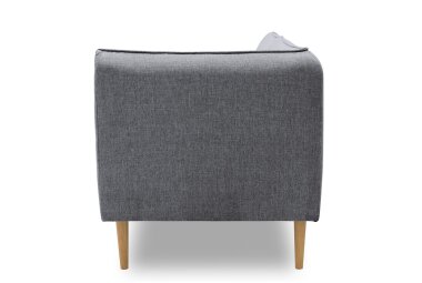 Gartenlounge Sofa 2-Sitzer Rechts Braelyn 159x82x82 Bezug in anthrazit