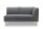 Gartenlounge Sofa 2-Sitzer Rechts Braelyn 159x82x82 Bezug in anthrazit