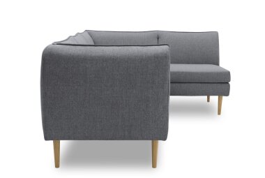 Gartenlounge Ecklounge Braelyn 241x82x159 mit Outdoorbezug anthrazit