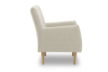 Gartenlounge Sessel Branislava 64x86x76 mit Outdoorbezug in sand