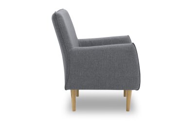 Gartenlounge Sessel Branislava 64x86x76 mit Outdoorbezug in anthrazit