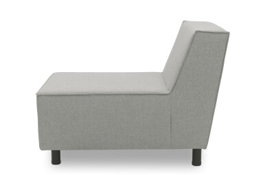 Gartenlounge Sessel Brandie 73x77x103 mit Outdoorbezug in silber