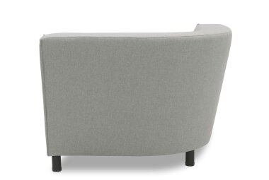 Gartenlounge Ecke Brandie 103x77x103 mit Outdoorbezug in silber