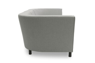 Gartenlounge Sofa 3-Sitzer Brandie 279x77x103 mit Outdoorbezug silber