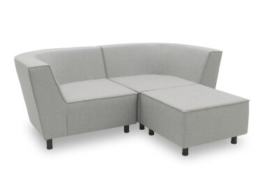 Gartenlounge Set 2 Brandie 206x77x176 mit Outdoorbezug in...