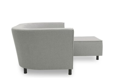 Gartenlounge Set 2 Brandie 206x77x176 mit Outdoorbezug in silber