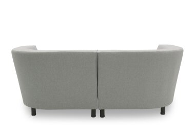 Gartenlounge Set 2 Brandie 206x77x176 mit Outdoorbezug in silber