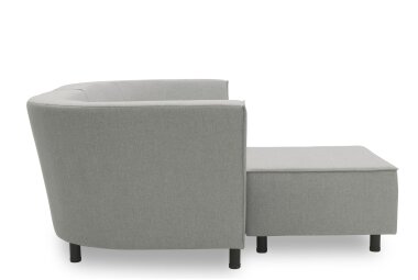Gartenlounge Set 2 Brandie 206x77x176 mit Outdoorbezug in silber