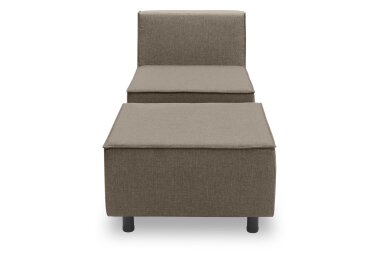 Gartenlounge Set 1 Brandie 146x77x176 mit Outdoorbezug in...