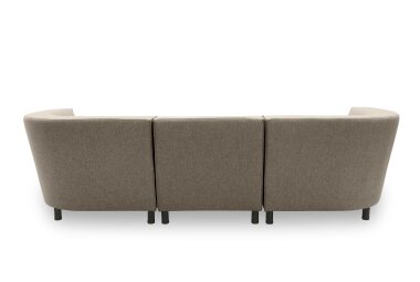 Gartenlounge Sofa 3-Sitzer Brandie 279x77x103 mit Outdoorbezug braun