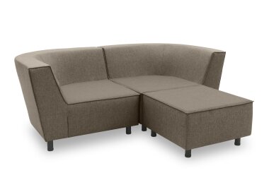 Gartenlounge Set 2 Brandie 206x77x176 mit Outdoorbezug in...