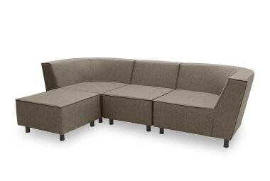 Gartenlounge Set 3 Brandie 279x77x176 mit Outdoorbezug in...