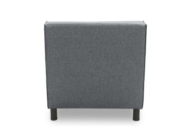 Gartenlounge Sessel Brandie 73x77x103 mit Outdoorbezug in dunkelgrau