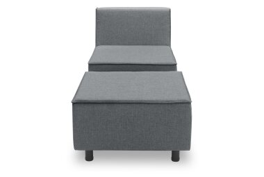 Gartenlounge Set 1 Brandie 146x77x176 mit Outdoorbezug in...