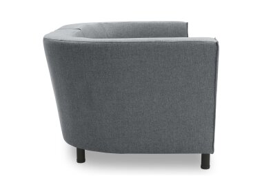 Gartenlounge Sofa 2-Sitzer Brandie 206x77x103 Outdoorbezug dunkelgrau