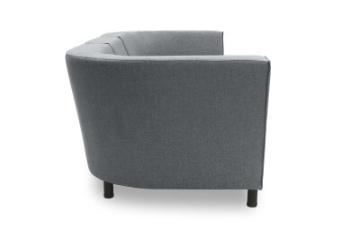 Gartenlounge Sofa 3-Sitzer Brandie 279x77x103 Outdoorbezug dunkelgrau