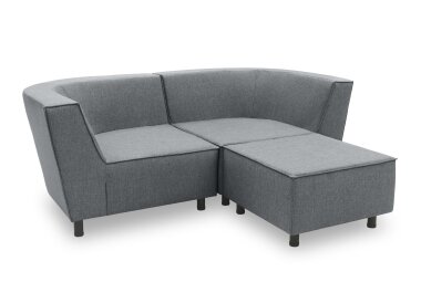 Gartenlounge Set 2 Brandie 206x77x176 mit Outdoorbezug in...