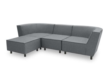 Gartenlounge Set 3 Brandie 279x77x176 mit Outdoorbezug in...