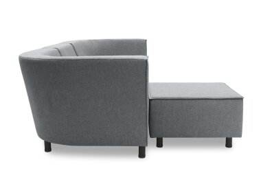 Gartenlounge Set 3 Brandie 279x77x176 mit Outdoorbezug in dunkelgrau