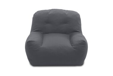 Gartenlounge Sessel Branizlawa 103x71x102 mit Outdoorbezug dunkelgrau