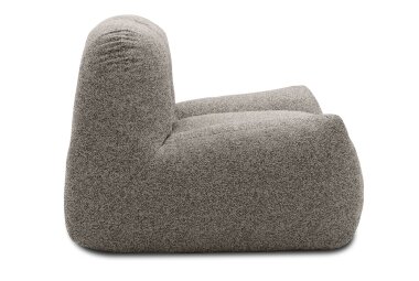 Gartenlounge Sessel Branizlawa 103x71x102 mit Outdoorbezug zementgrau