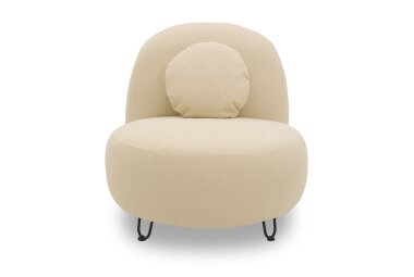 Gartenlounge Sessel Bratomila 78x46x78 mit Outdoorbezug in beige