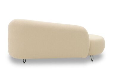 Gartenlounge Sofa 2-Sitzer Links Bratomila 177x79x105 Bezug in beige