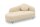 Gartenlounge Sofa 2-Sitzer Links Bratomila 177x79x105 Bezug in beige