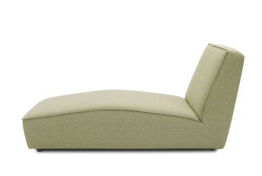 Gartenlounge Liege Brunhilda 76x82x171 mit Outdoorbezug in grün