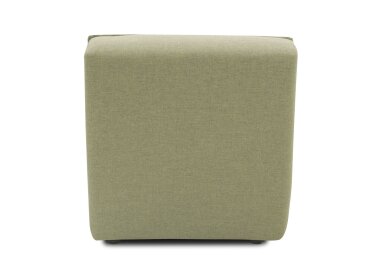 Gartenlounge Liege Brunhilda 76x82x171 mit Outdoorbezug in grün