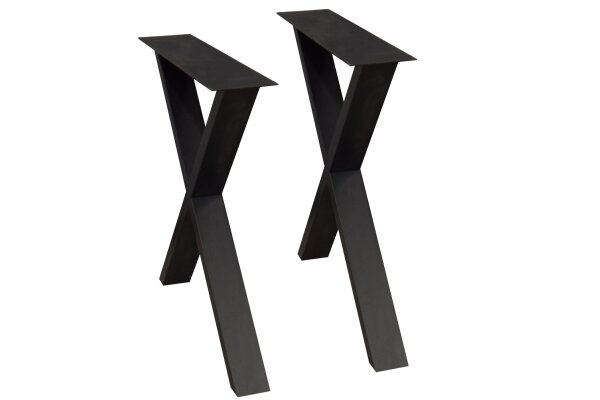 Tischgestell X Elgin 8x74x77 Metall Schwarz