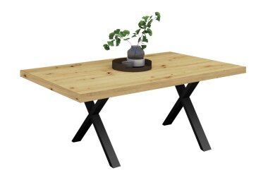 Esstisch Elgin 4 175x80x100 Metall+Holzwerkstoff...