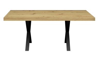 Esstisch Elgin 4 175x80x100 Metall+Holzwerkstoff...