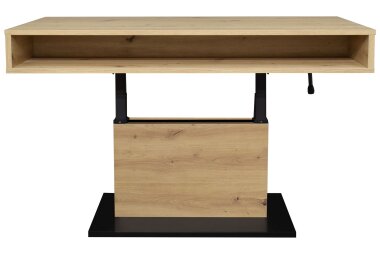 Couchtisch Höhenverstellbar Else 2 110x59x60 Holzwerkstoff Asteiche