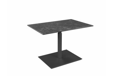 Couchtisch h&ouml;henverstellbar Chapa 90x47x60 Glas...