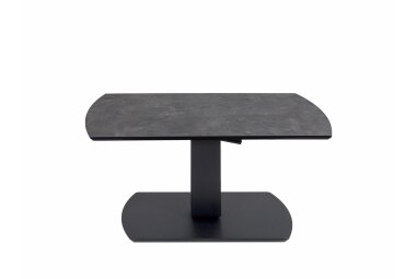Couchtisch höhenverstellbar Charine 100x48x62 HPL Anthrazit/Metal Rock