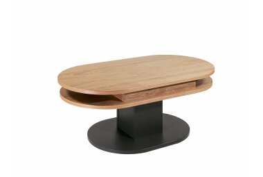 Couchtisch h&ouml;henverstellbar Charis 110x46x60 Furnier...