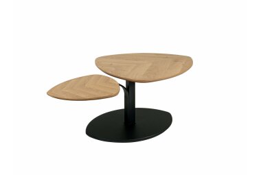 Couchtisch h&ouml;henverstellbar Coral 110x47x70 Echtholz...