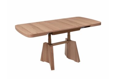Couchtisch höhenverstellbar und ausziehbar Callida 90x54x65 Kernbuche