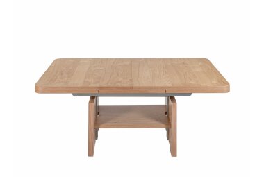 Couchtisch höhenverstellbar und ausziehbar Clover 120x56x70 Wildeiche