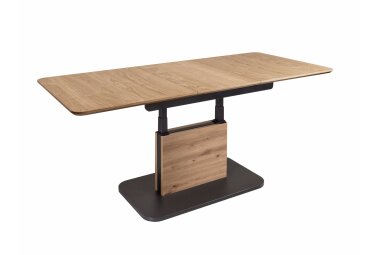 Couchtisch höhenverstellbar und ausziehbar Circe 120x54x70 Wildeiche