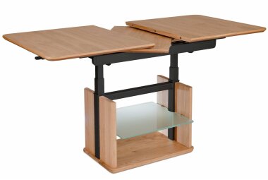 Couchtisch h&ouml;henverstellbar und ausziehbar Cissy...