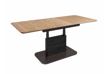 Couchtisch höhenverstellbar und ausziehbar Cita 120x54x70 Wildeiche