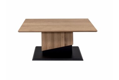 Couchtisch höhenverstellbar Citlali 110x54x65 Echtholz Wildeiche