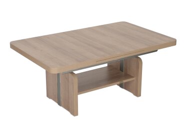 Couchtisch h&ouml;henverstellbar Clea 130x56x80...