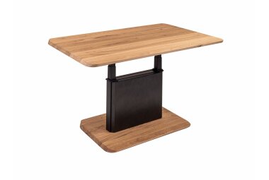 Couchtisch h&ouml;henverstellbar Clo 100x48x65 Massivholz...