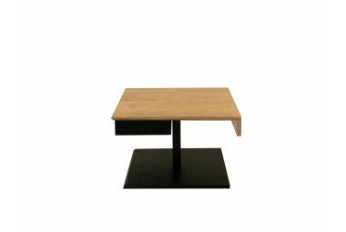 Couchtisch höhenverstellbar Codi 70x47x70 Furnier Schwarz/Wildeiche