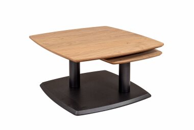 Couchtisch Tischplatte drehbar Cory 76x43x76 Furnier...