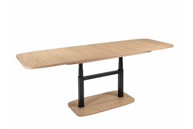 Couchtisch höhenverstellbar ausziehbar Cora 110x53x63 Eiche Castello