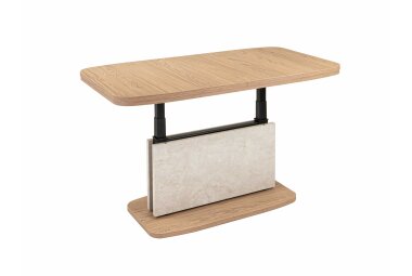 Couchtisch h&ouml;henverstellbar ausziehbar Cora...